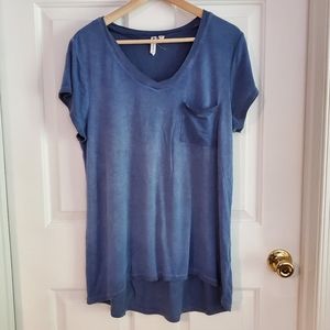 Blue Cable & Gauge short sleeve tee